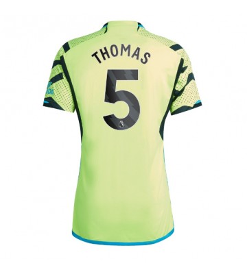 Lacne Muži Futbalové dres Arsenal Thomas Partey #5 2023-24 Krátky Rukáv - Preč